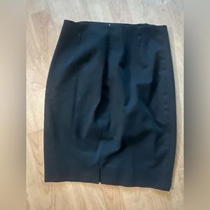 Express size 2 classic black lined pencil skirt
